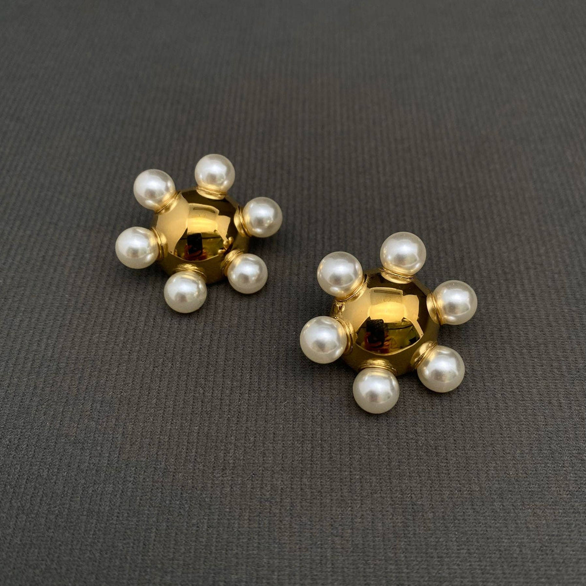 The Gilded Galaxy Stud Earrings